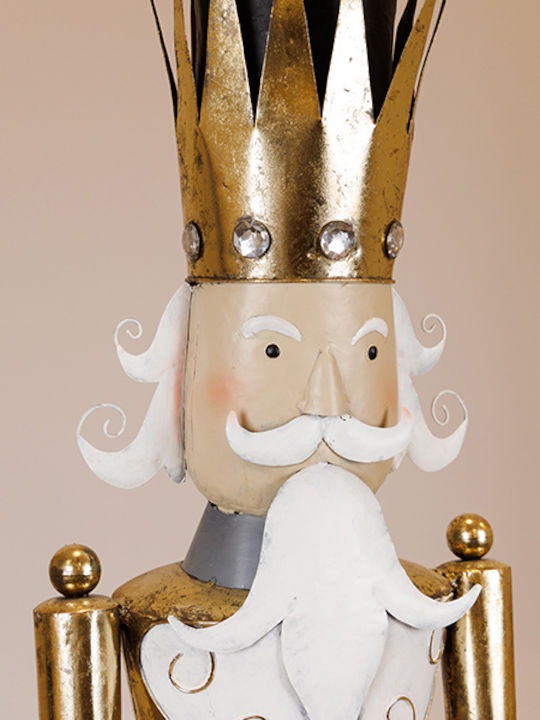 Eurolamp Metal Christmas Nutcracker 165cm Gold