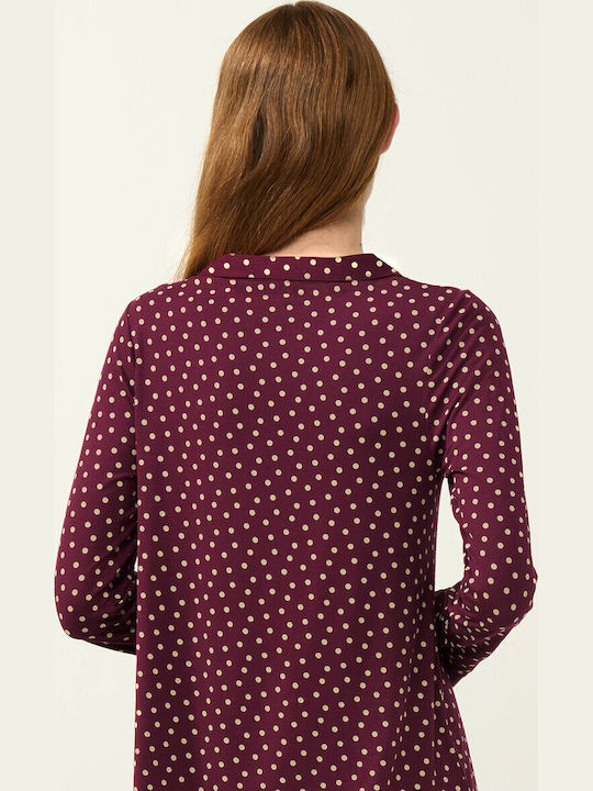 Vamp Winter Women's Pyjama Set Red Windsor