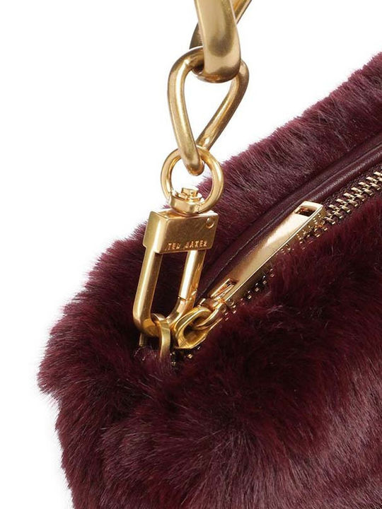 Cuddles Fell Damen Schulter / Handtasche Burgundisch 281392-Wein