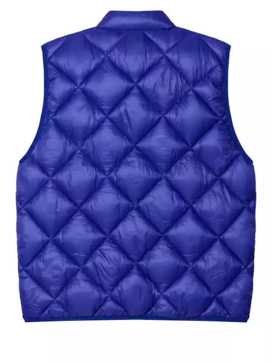Sleeveless Jacket Blue