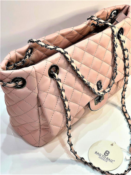 Women's Bag Shoulder Light Pink