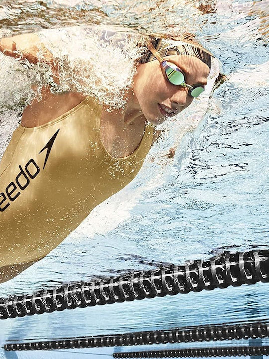 Speedo Fastskin Speedsocket 2 Γυαλιά Κολύμβησης Ενηλίκων Χρυσά