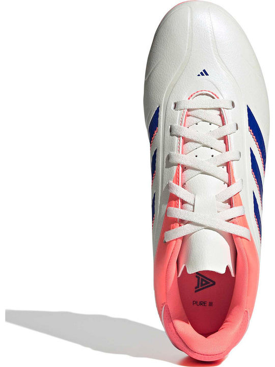 Copa Pure III FG/MG Kids Soccer Cleats Molded White