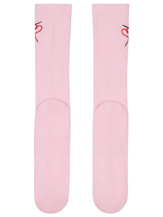 Nike Everyday Plus Cushioned Athletic Socks Pink 1 Pair