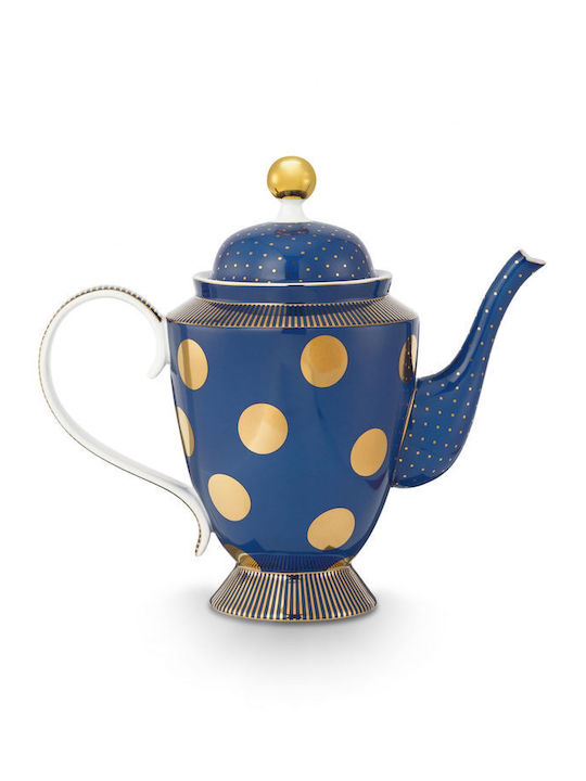 PiP Studio Τσαγιέρα Πορσελάνης Χρυσή 1250ml