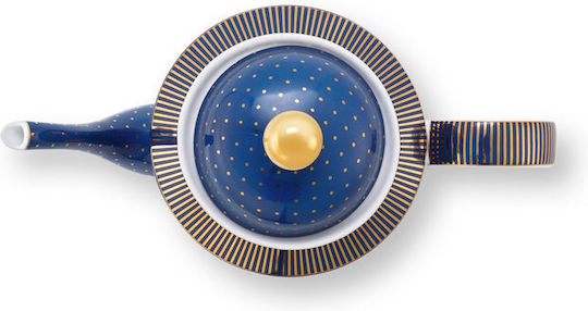PiP Studio Teapot Porcelain Gold 1250ml