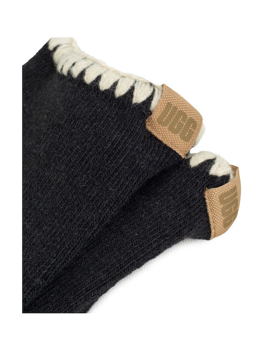UGG Marlenty Whipstitch Crew Αθλητικές Κάλτσες Μαύρες UGG Marlenty Whipstitch Crew Αθλητικές Κάλτσες Μαύρες