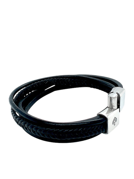 Xryseio Men's Bracelet made of Leather