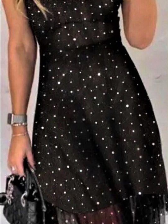 Midi Evening Dress Black