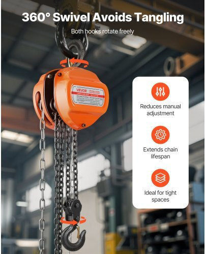 Vevor Kettenzug in Orange Color