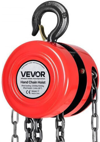 Vevor Kettenzug in Rot Color