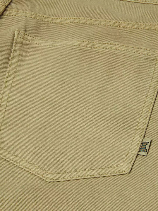 Cromer Ανδρικό Παντελόνι Τζιν με Relaxed Baggy Εφαρμογή Desert