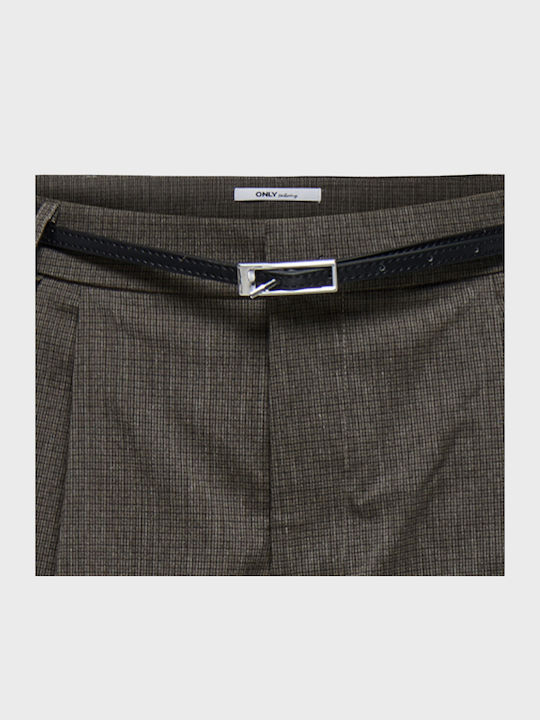 Women's High-waisted Shorts Brown