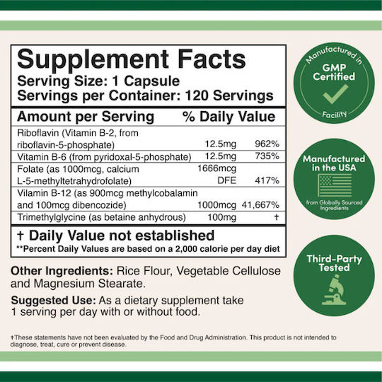 Double Wood Methylated Multivitamină 120 capace