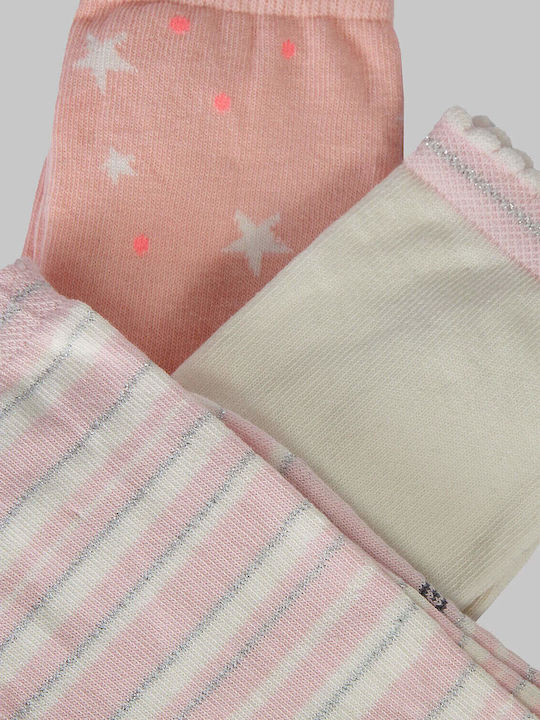 Admiral Kids' Socks Pink 3 Pairs