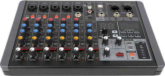 EuroDynamic AMS-8 Ψηφιακός Μίκτης 8 Καναλιών & Bluetooth