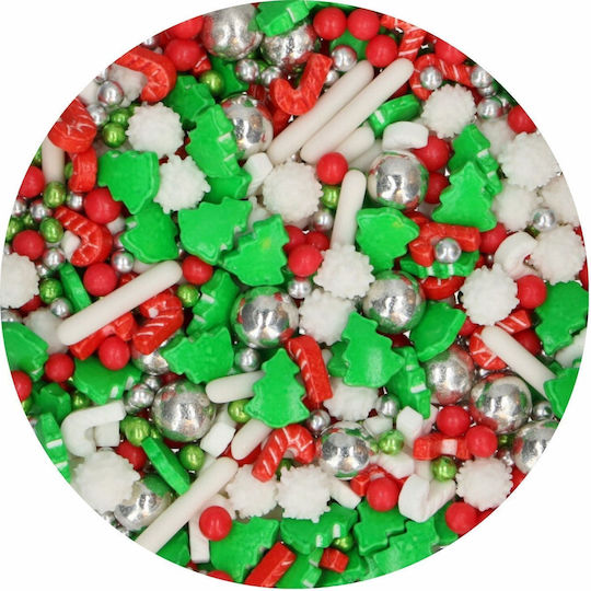 Funcakes 3d Sprinkle Medley Χριστουγεννιάτικες Ευχές 70γρ