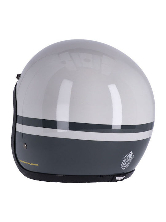 Roeg Jettson 2.0 Fog Line Motorradhelm Jet ECE 22.06 mit Sonnenblende