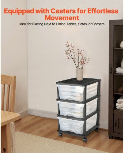 Vevor Toy Storage System made of Plastic Transparent 1pcs