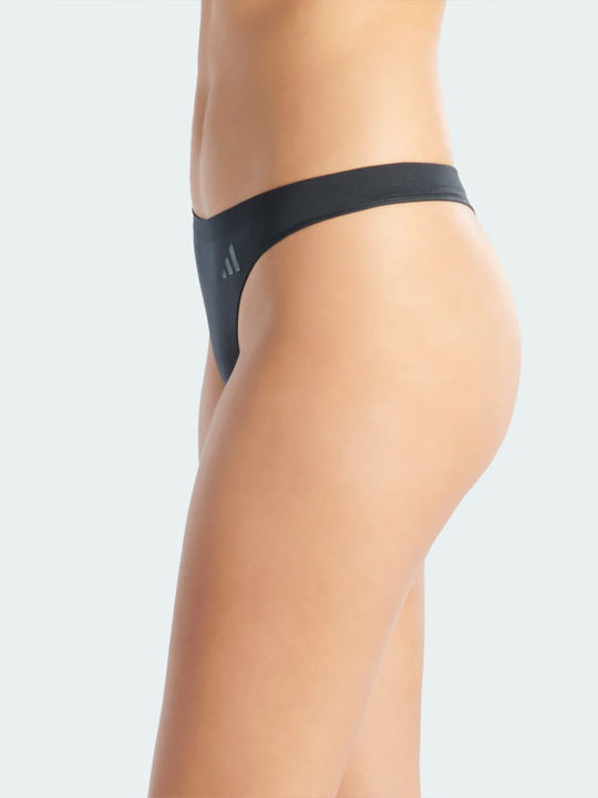 Ultimate Stretch Γυναικεία String 3Pack Μαύρο