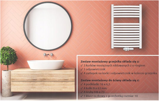 Invena Towel Rail Bathroom 1000x540 Black