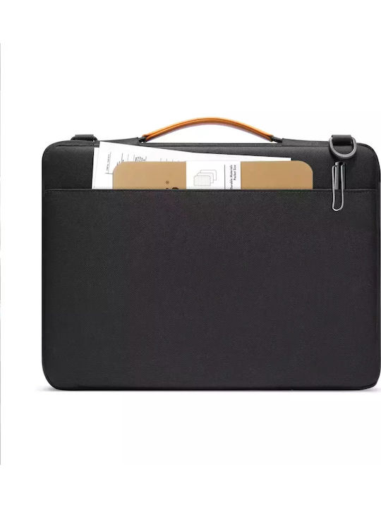 Tech-Protect Defender Τσάντα Ώμου / Χειρός για Laptop 14" Black / Orange