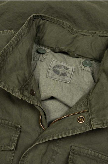 Chesapeake’s Military Jacket Greek Camouflage