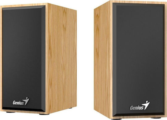 Genius SP-HF180 Компютърни Говорители 2.0 с Мощност 6W Борово Дърво