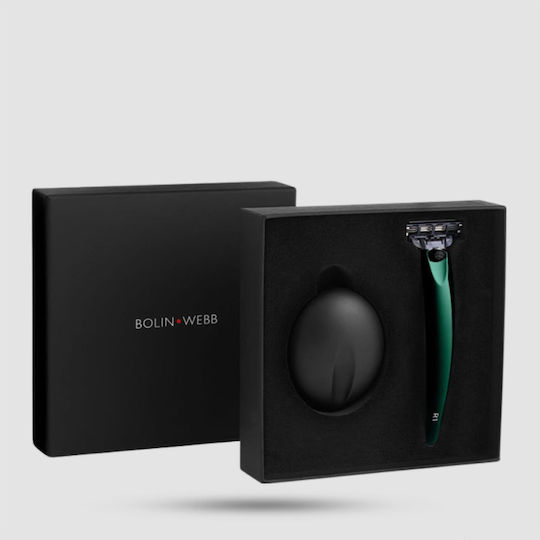 Bolin Webb British Racing Ξυραφάκι με Ανταλλακτική Κεφαλή 3 Λεπίδων για Ευαίσθητες Επιδερμίδες