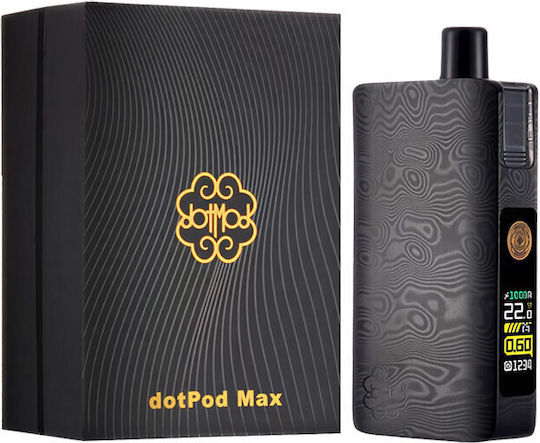 DotMod Max Damas Edition V1.5 Pod Kit 5ml με Ενσωματωμένη Μπαταρία 2100mAh Μαύρο