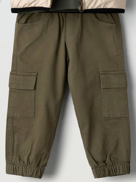 Kinder-Set mit Hose & Jacke Winter 3Stück Khaki