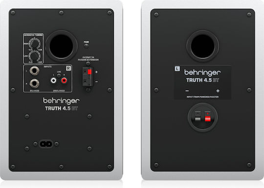 Behringer Truth 4.5 Studio Monitor Speakers 4.5" 32W Pair White