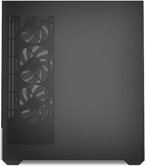 Sharkoon AK7 ARGB Gaming Midi Tower Κουτί Υπολογιστή με Πλαϊνό Παράθυρο Μαύρο