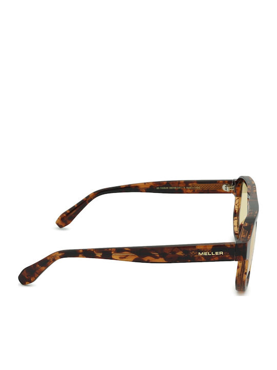 Meller Seba Unisex Γυαλιά Ηλίου με Καφέ Ταρταρούγα Κοκκάλινο Σκελετό και Κίτρινο Φακό SE-TIGSUN