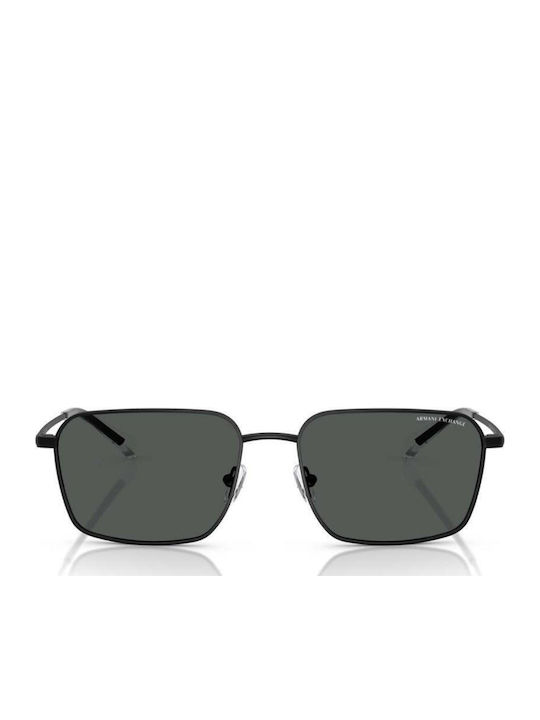 Armani Exchange Мъжки Слънчеви Очила с Черна Метална Рамка и Сиви Стъкла AX2053S 600087
