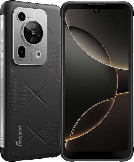 Fossibot F112 Pro 5G Dual SIM (8/256GB) Устойчив Смартфон Обсидианово Черен