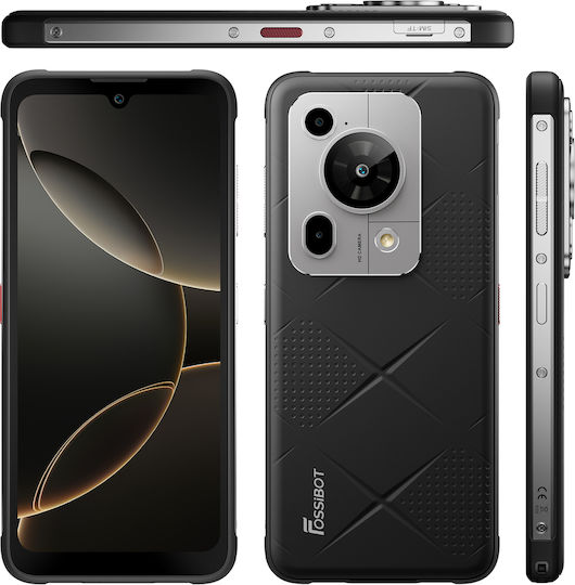 Fossibot F112 Pro 5G Dual SIM (8/256GB) Устойчив Смартфон Обсидианово Черен