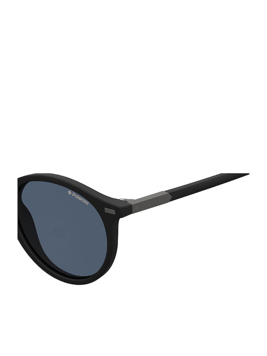 Polaroid Men's Sunglasses with Black Plastic Frame and Blue Lens PLD2086S 003/C3