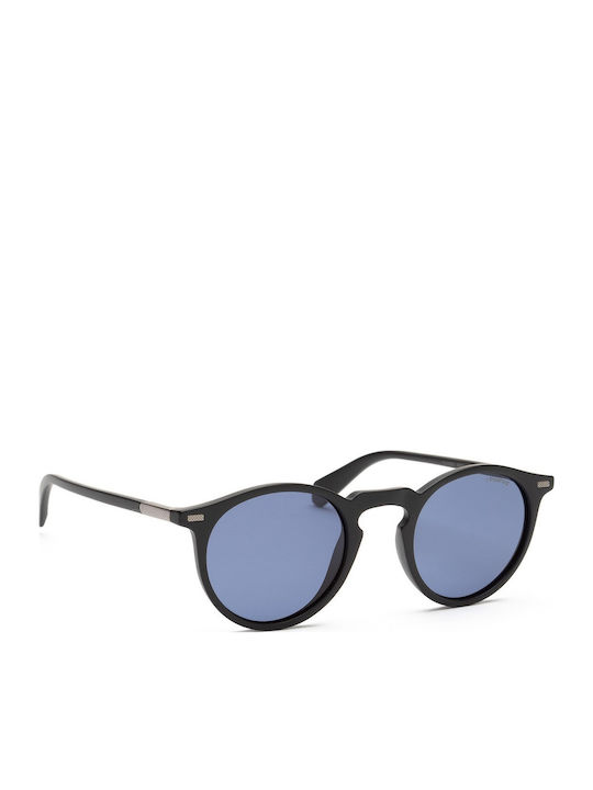 Polaroid Men's Sunglasses with Black Plastic Frame and Blue Lens PLD2086S 003/C3