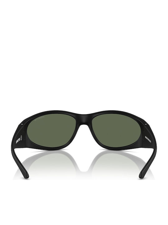 Arnette Ilum 2.0 Unisex Sunglasses with Black Horn-Rimmed Frame and Grey Lens
