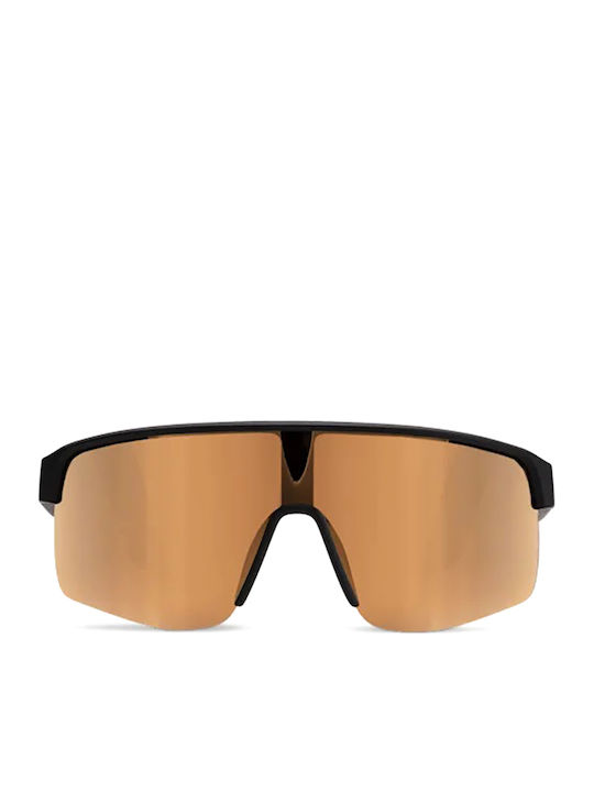 Red Bull Spect Unisex Γυαλιά Ηλίου με Μαύρο Κοκκάλινο Σκελετό και Χρυσό Καθρέφτη Φακό DAKOTA-007