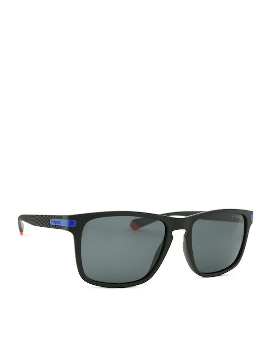 Polaroid Unisex Ochelari De Soare Cu Ramă Neagră Din Plastic Și Lentile Gri Polarized PLD2088/S 0VK/M9
