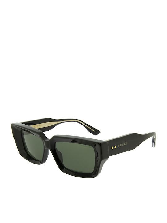 Gucci Gucci Women's Sunglasses with Black Horn-Rimmed Frame and Grey Lenses GG1529S 001