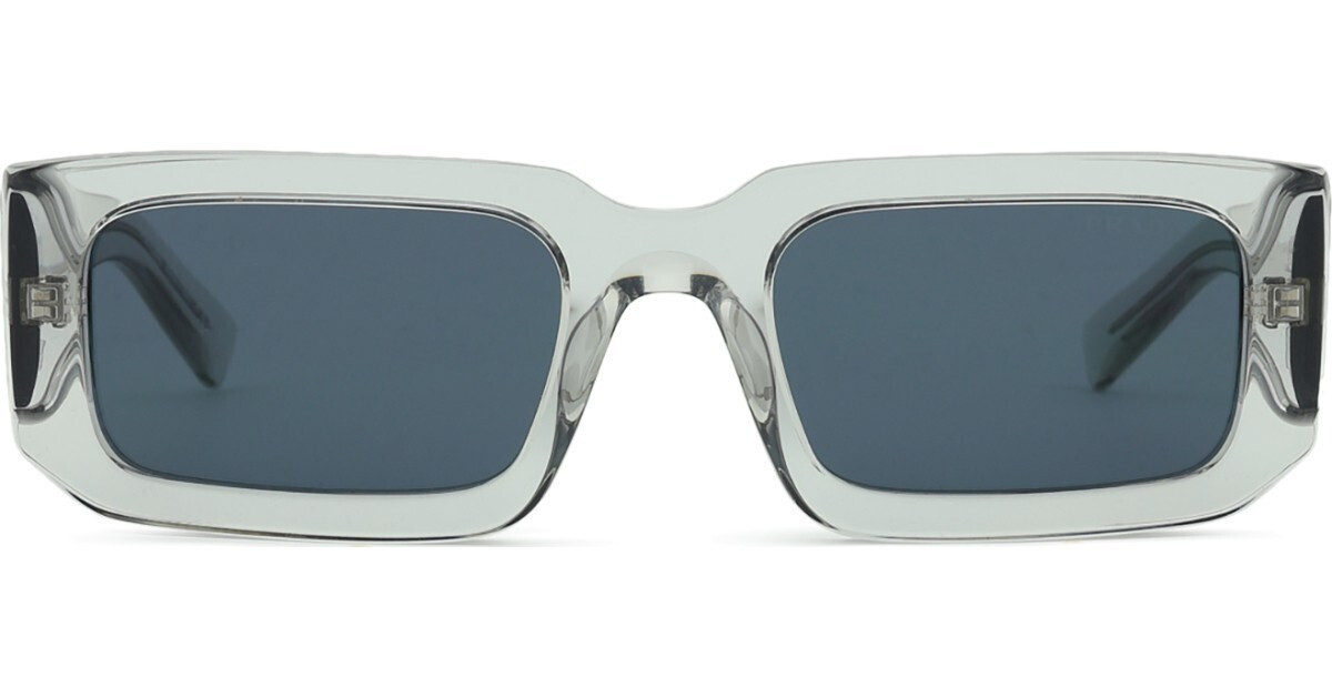Prada Unisex Sunglasses with Transparent Plastic Frame and 