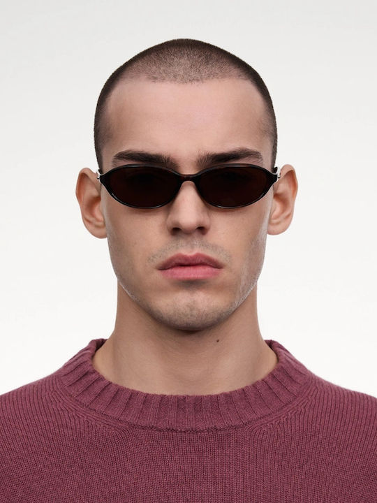 Chimi Ellipse Woman Sunglasses with Brown Tartaruga Horn-Rimmed Frame and Brown Lens ELLIPSE-TORTOISE-55