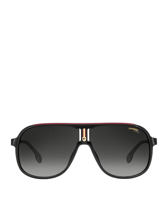 Carrera Men's Sunglasses With Black Horn-Rimmed Frame And Grey Gradient Lens 1007/S 807/9O