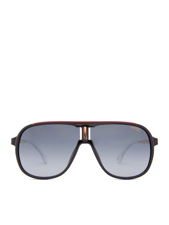 Carrera Men's Sunglasses With Black Horn-Rimmed Frame And Grey Gradient Lens 1007/S 807/9O