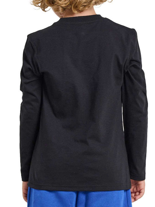Kids Long-Sleeved Black Blouse