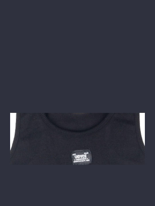 Kids' Crop Top Sleeveless Black