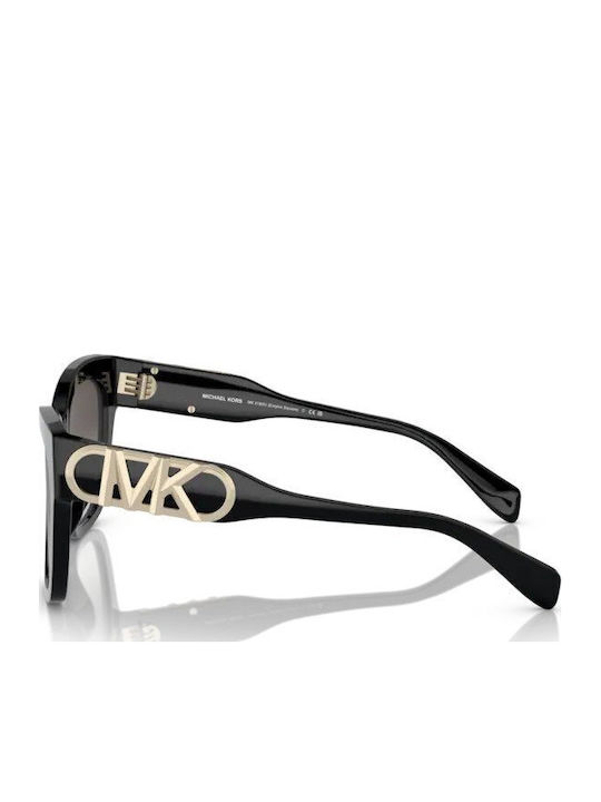 Michael Kors Empire Square Women's Sunglasses with Black Plastic Frame and Gray Gradient Lens MK2182U 30058G
